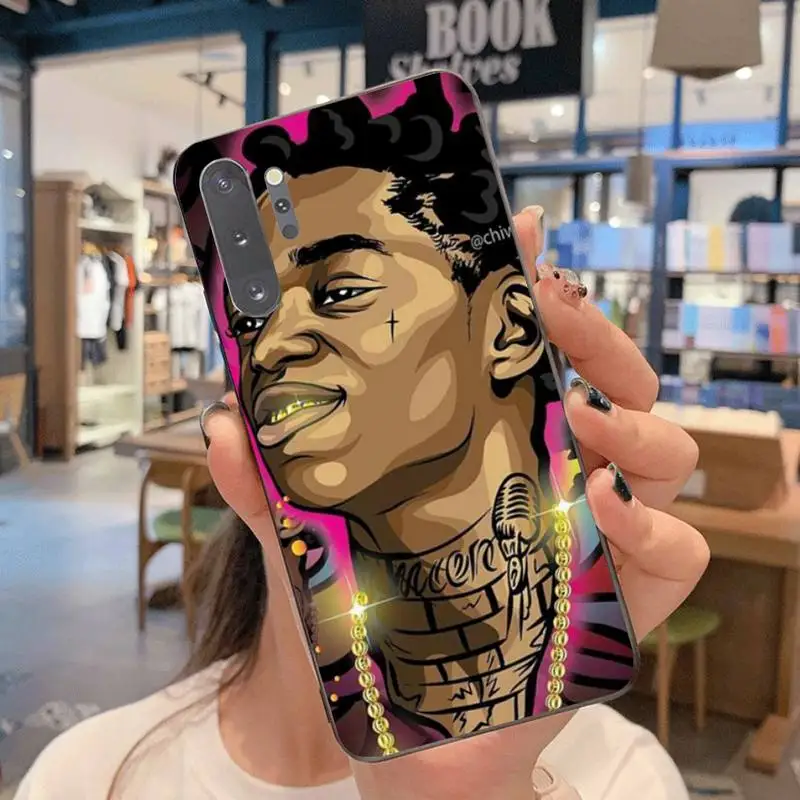 HPCHCJHM Kodak Black Rapper Phone Case Cover For Samsung Note 7 8 9 10 pro Galaxy J7 J8 J6 Plus 2018 Prime