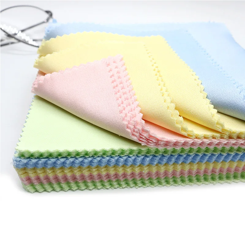 

100/pcs Color Solid High-grade superfine fiber Glasses Clean Lens Computer Screen Cloth Cleaning Cloth 13*13cm