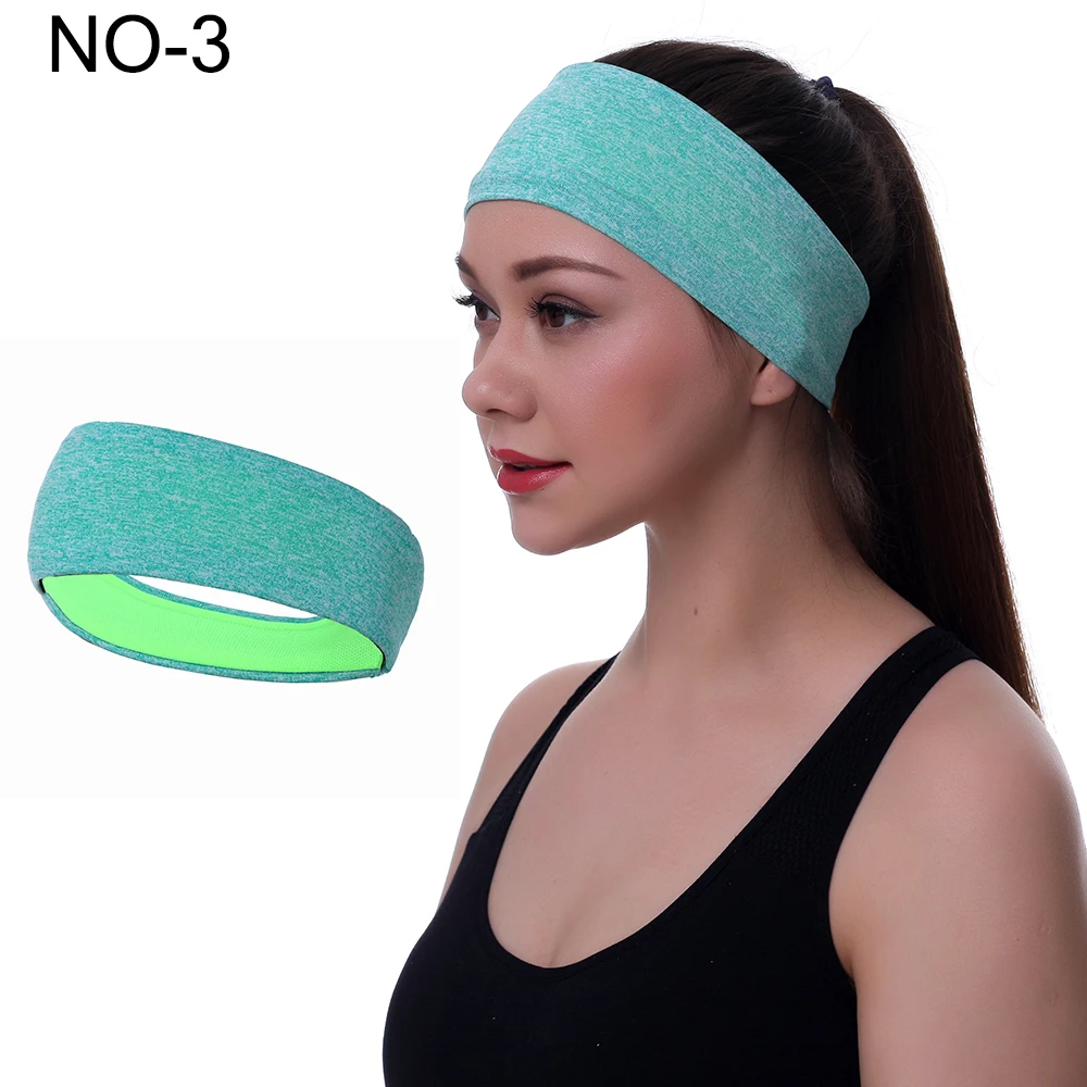 women Sports Headband Stretch Elastic men Yoga Running hair band for men Outdoor Sport Headwrap Fitness sports yoga  hair band