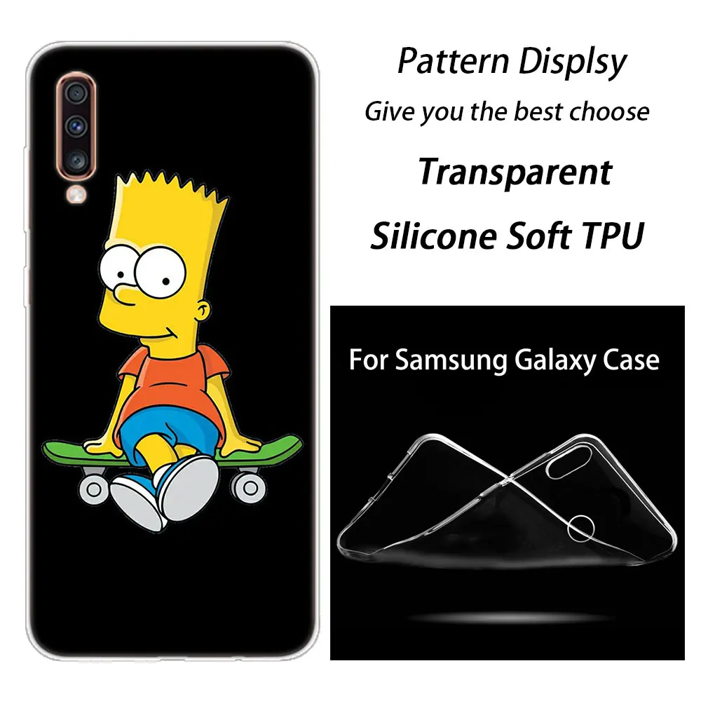 002 Горячая Симпсоны Мягкий силиконовый чехол для телефона для samsung Galaxy A90 A80 A70 A60 A50 A40 A30 A10 A20E A2CORE A9 A7 A8 A6 плюс A5 - Цвет: 002