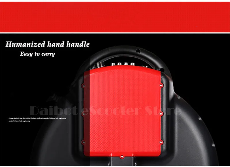 Daibot Electric Scooter Adult One Wheel Self Balancing Scooters 14Inch 60V 350W Portable Electric Balance Unicycle With Push Rod (48)