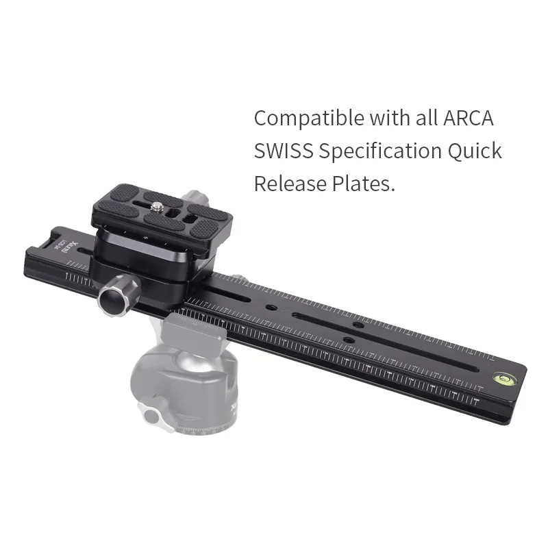 XILETU LCB-24B Track Dolly Slider Focusing Focus Rail Slider & Clamp with QR Plate Meet Arca Swiss For DSLR Camera Nikon Canon
