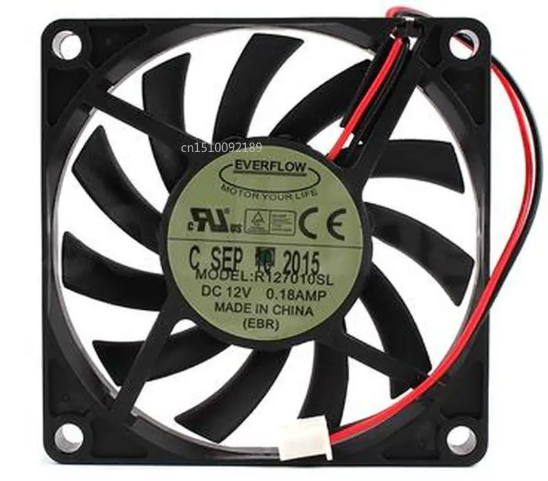 Для EVERFLOW 7010 R127010SL видеокарта тишина 12v вентилятор охлаждения