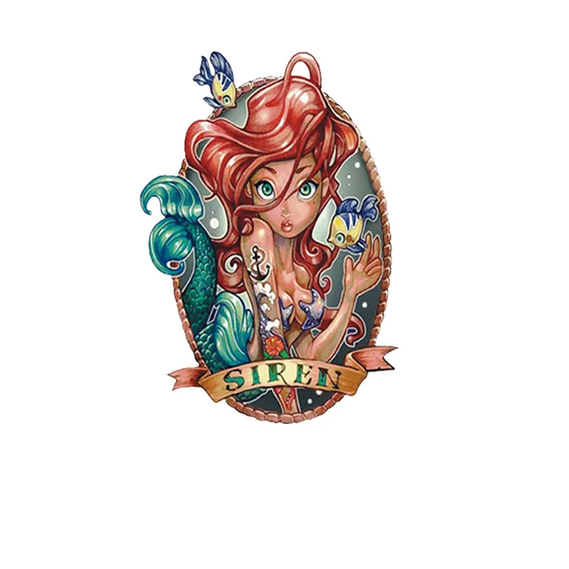 1 шт прекрасный Ариэль принцесса термопереводная наклейка утюжок на пластырь для