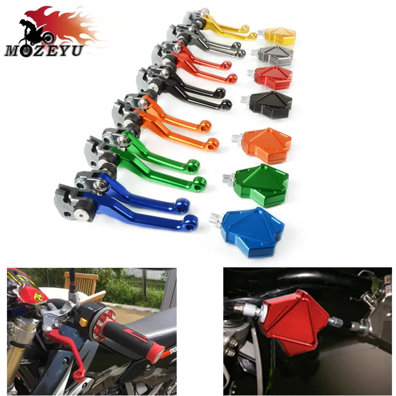 

Motorcycle Brake Clutch Lever Pivot Lever and Clutch Lever Easy Pull Cable System for YAMAHA YZ125 2001 2002 2003 2004 2005-2007