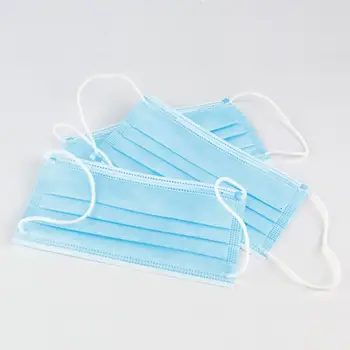 

50/100pcs/pack Non Woven Disposable Face Respirator Mask 3 Layer Earloop Activated Carbon Anti-Dust proof Mouth Mask