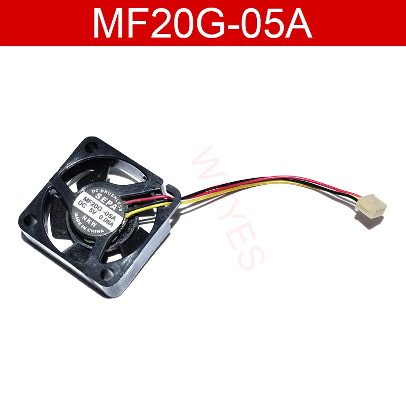 Прошедший необходимое тестирование MF20G 05A 2 см DC5V 0.06A 20*20*6 мм 3 линии квадратный