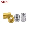 10pcs M4/M6/M8 to M10, M10 to M12/M14 Threaded Hollow Tube Adapter Copper Sliver Inner Outer Threaded Coupling Joint Adapter ► Photo 1/6