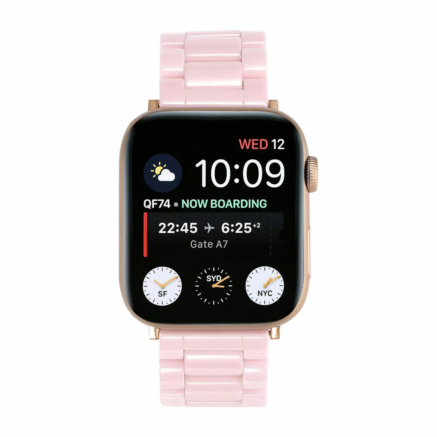 Керамика ремешок для наручных часов Apple Watch, ремешок 42/44 мм 38/40 мм Бабочка туфли с ремешком и пряжкой браслет для наручных часов iWatch серии 5 4 3 2 1 Напульсники