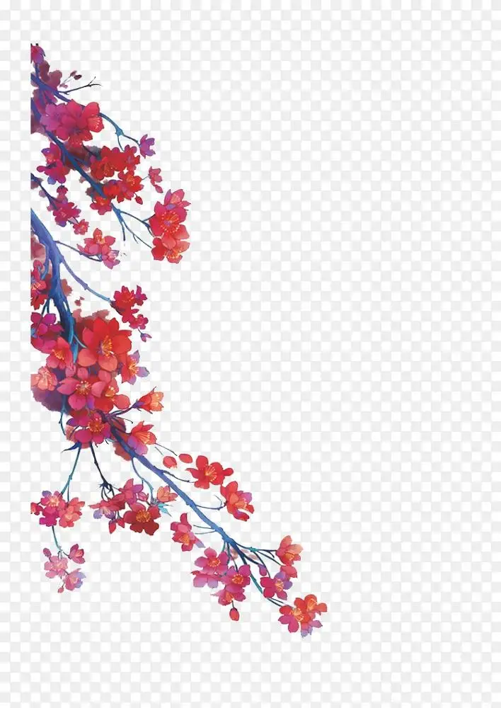 水彩画梅花水墨画水彩画梅花水彩画png图片素材免费下载 图片编号 Png素材网