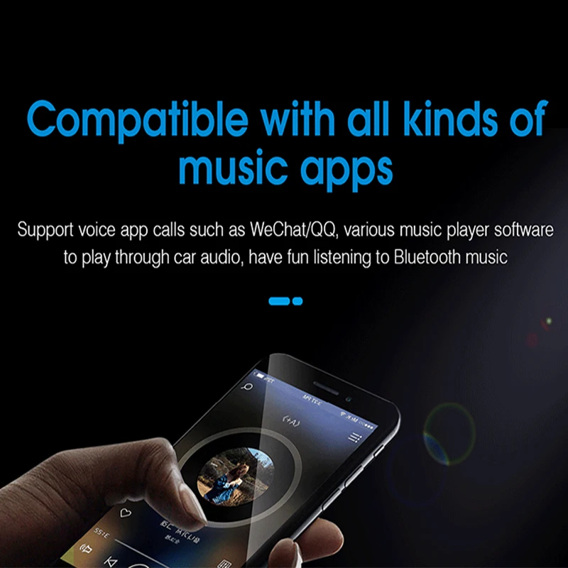 Fm-передатчик Bluetooth 5,0 автомобильный комплект громкой связи беспроводной Bluetooth fm-передатчик fm-модулятор с AUX QC3.0 двойной usb зарядкой
