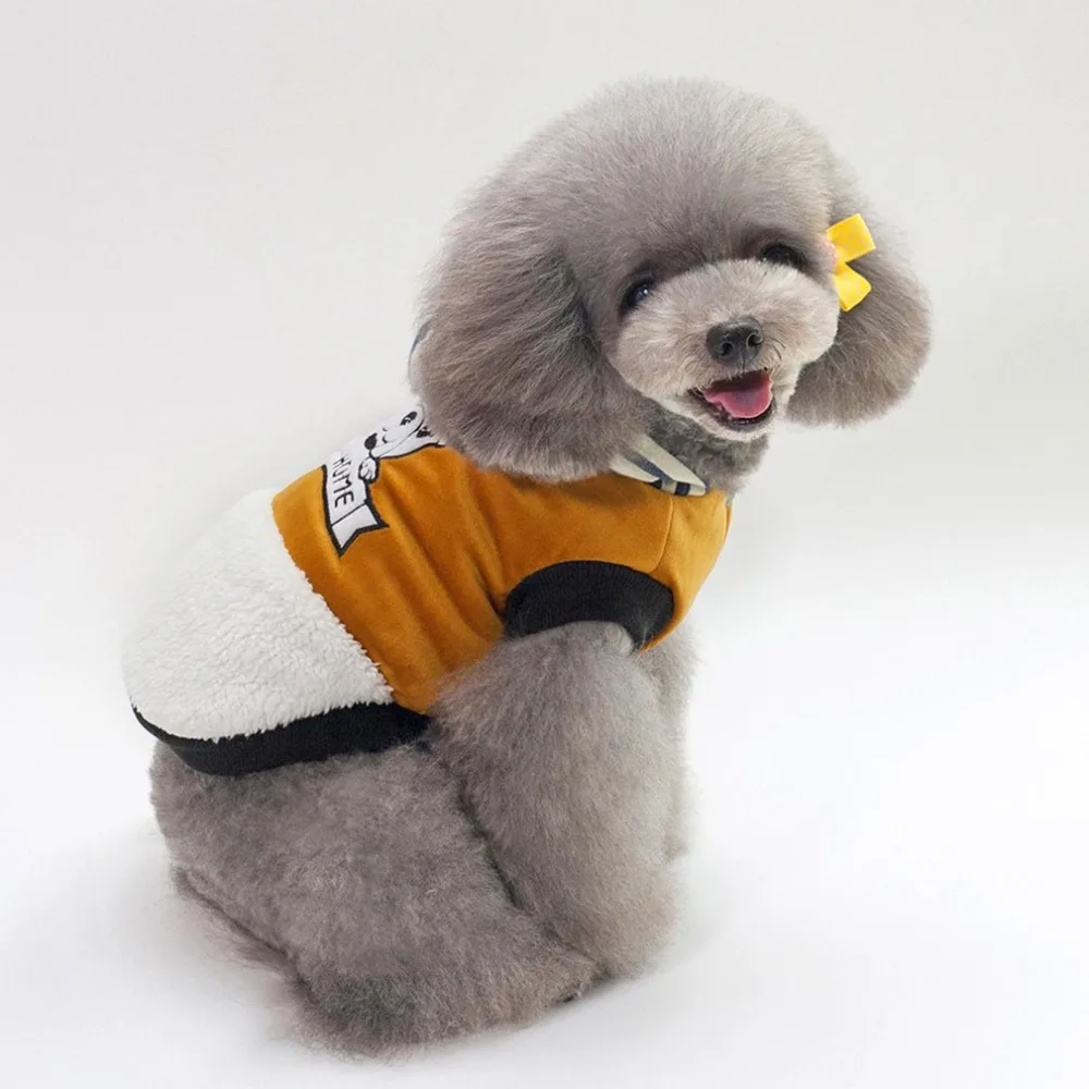 Hooded Dog Clothes Sweater Comfortable Hooded Dog Clothes Durable Pets Coats Soft Cotton Dog Autumn Winter Pet Clothings