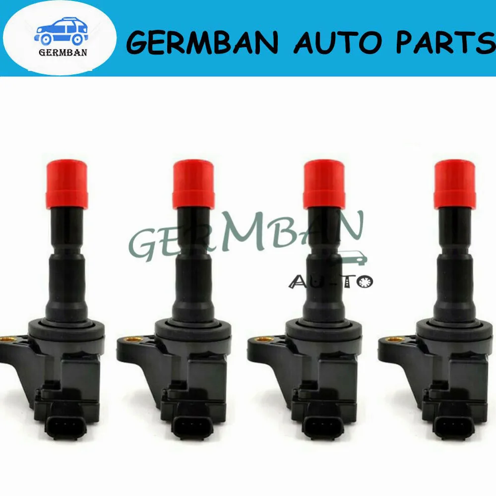 4X Pre Ignition CoilS for 30520 RB0 003 for 2009 2013 HONDA CIVIC VIII