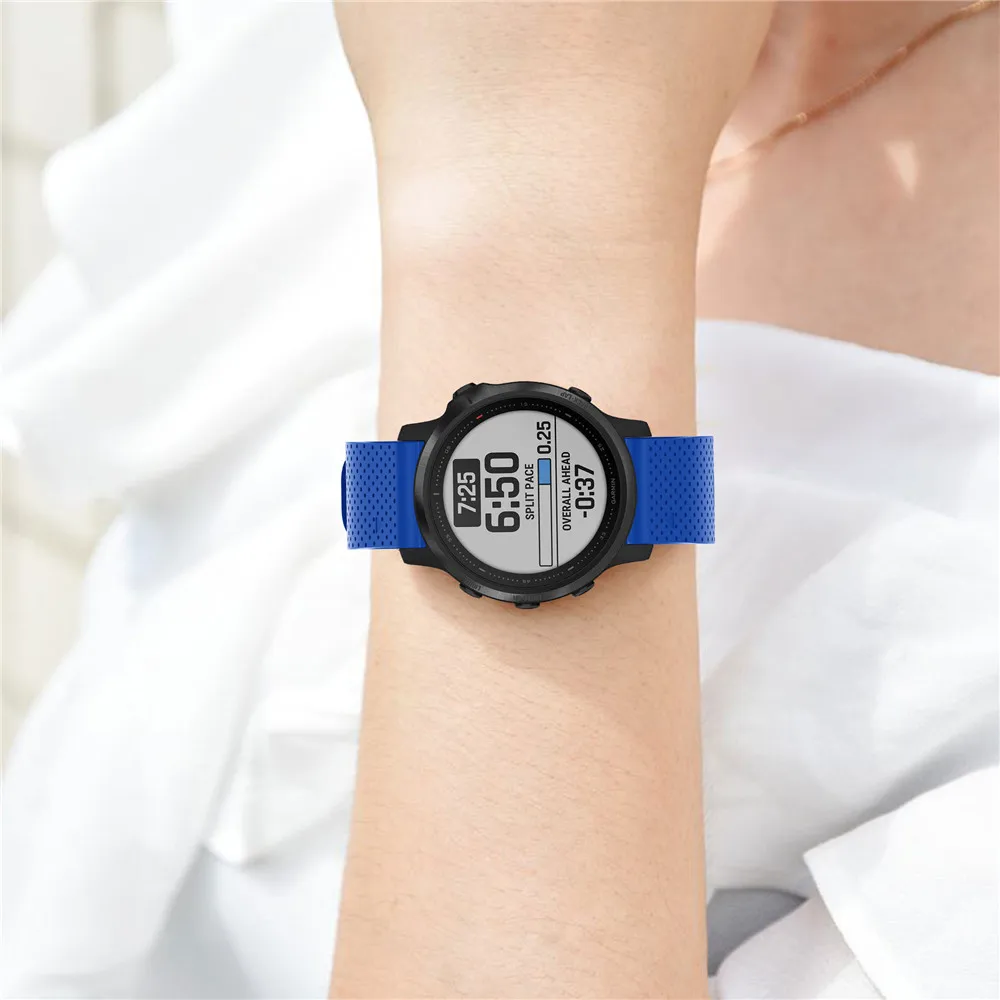 20 мм ремешок для часов Garmin Fenix 6S часы с быстрым выпуском легко подходят силиконовый ремешок на запястье ремни для Garmin Fenix 5s Plus ремень
