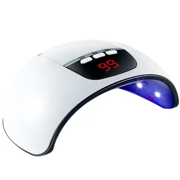 

45W Dual Light Source Nail Lamp 15 LEDs Manicure Nail Polish Dryer IR Sensor UV Gel Nail Lamp
