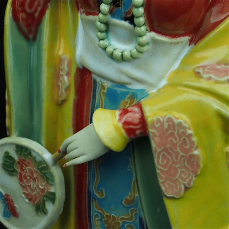 Китайская статуя Jinling Twelve Jia Yuanchun, статуэтка античности, статуэтка, Классическая скульптура для леди, керамические изделия, домашний декор R3294