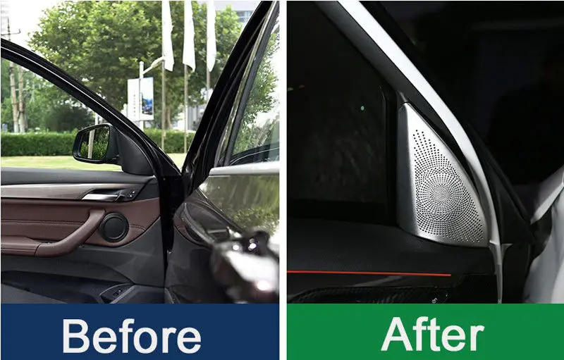 1 Набор = 2 шт. автомобильные динамики из алюминиевого сплава сетчатая Накладка