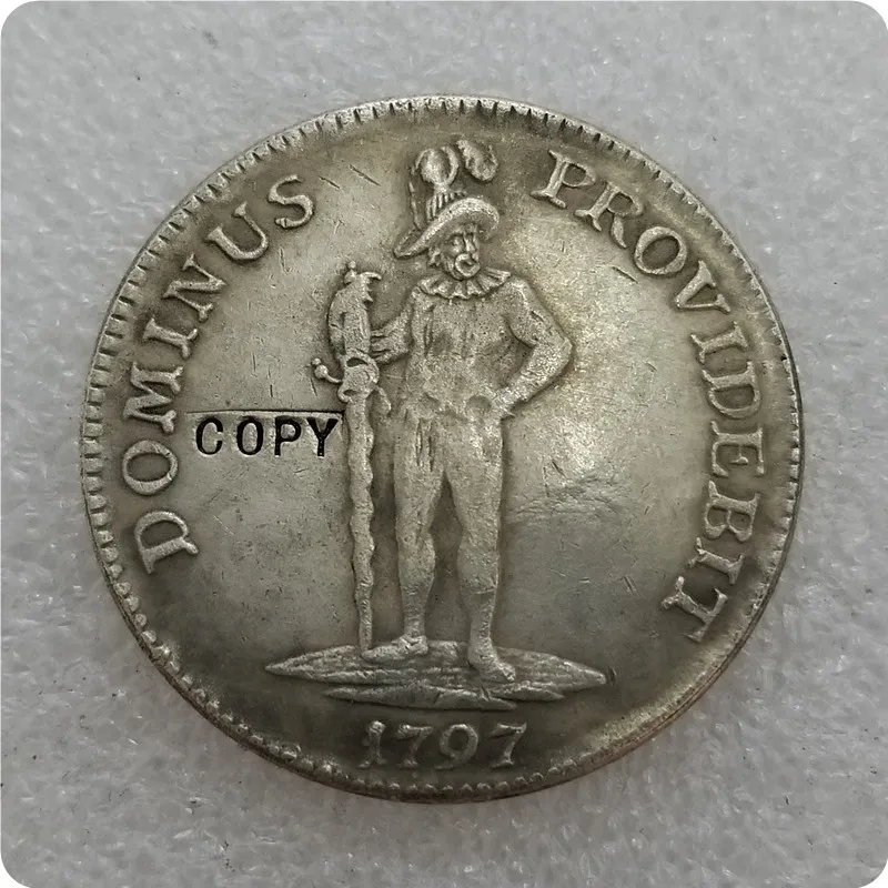 1795,1797 Швейцарский герметик имитация монеты - Цвет: 1797