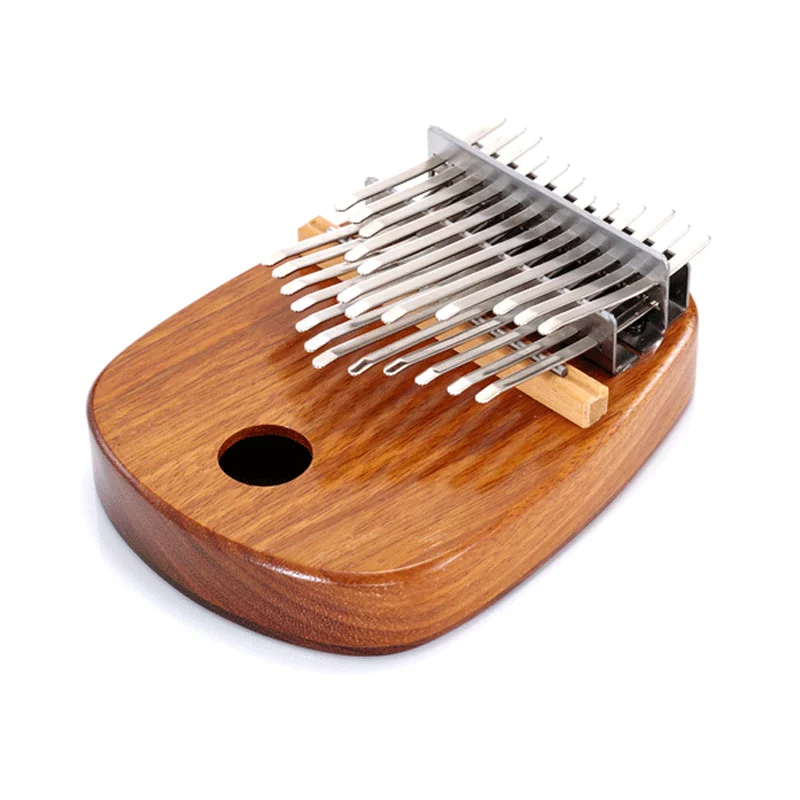 Kalimba bag xylophone Double row thumb piano 24keys professional vibraphone  Musical instrument portable key board marimba Padauk