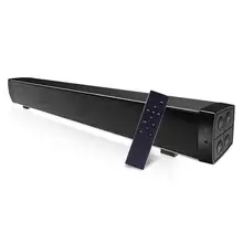 10 Вт беспроводной Bluetooth Саундбар стерео колонки Hifi домашний кинотеатр тв звуковая панель система объемного звучания AUX TF FM радио колонка