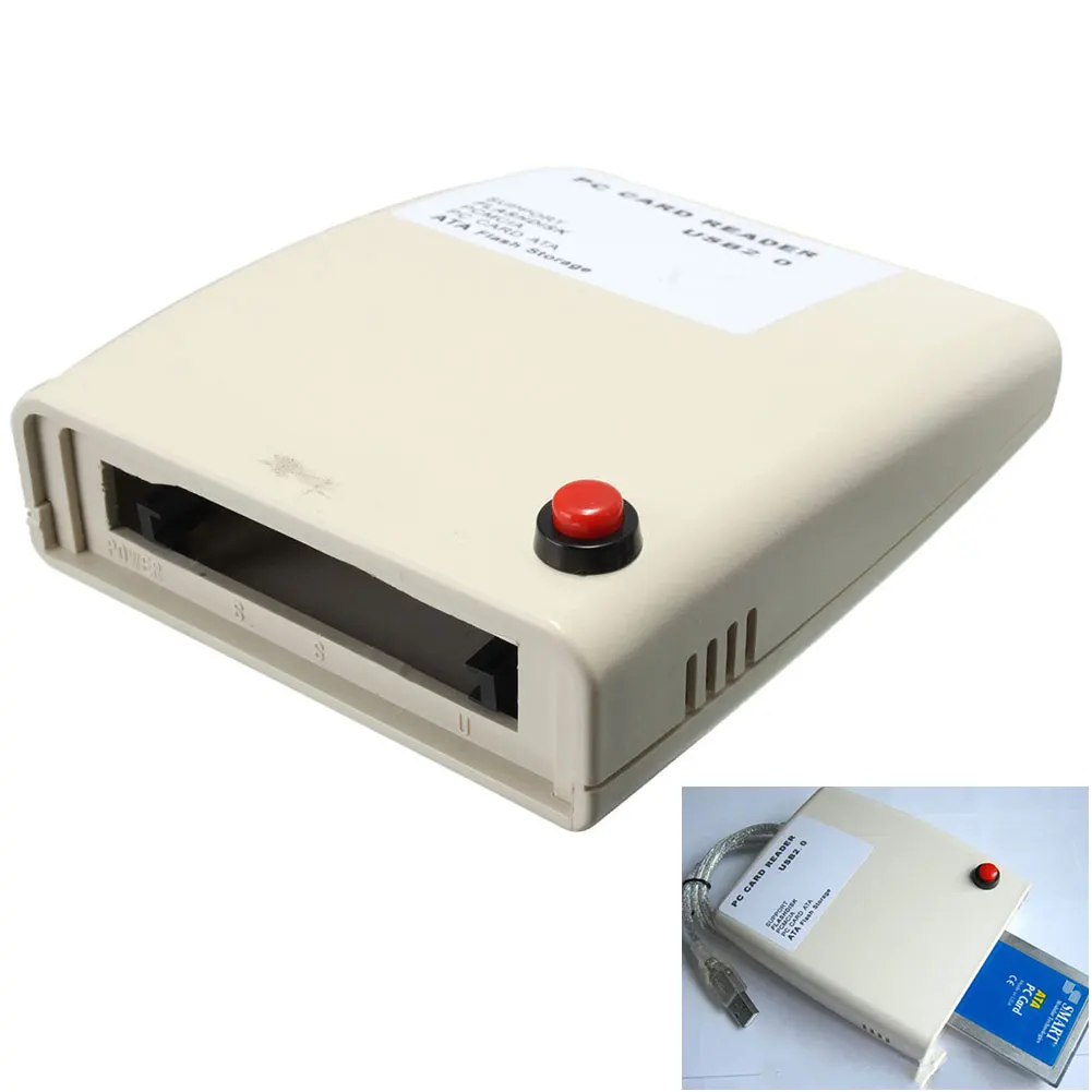 Автоматическое распознавание USB до 68 Pin ATA памяти компьютера конвертер флэш-диск кард-ридер адаптер прочный белый Plug And Play