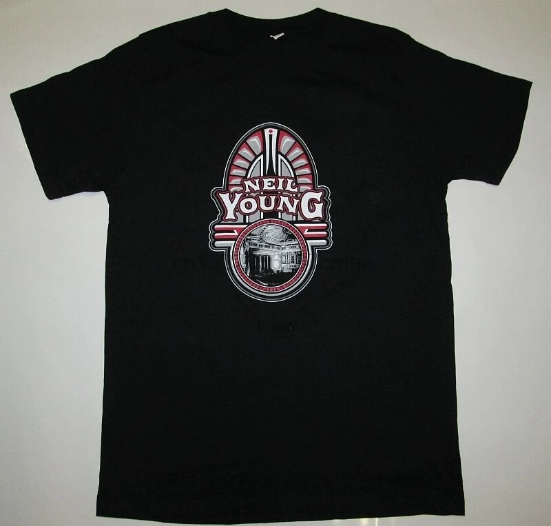 Редкая неизношенная футболка NEIL YOUNG products TOUR 2007 Star Selten g. s m|Футболки| |