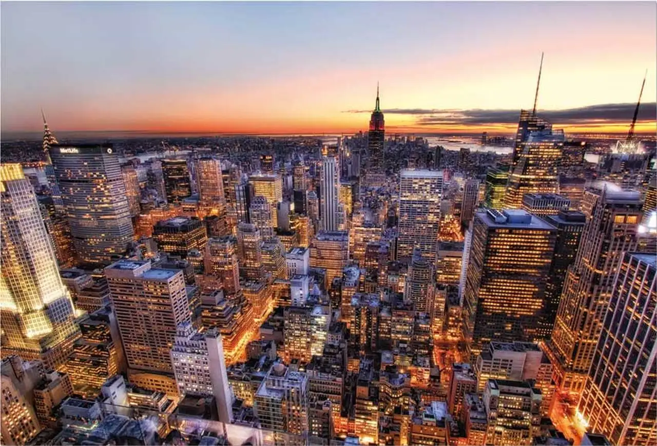 JMINE Div 5D Manhattan City Skyline полная Алмазная краска наборы для вышивки крестиком