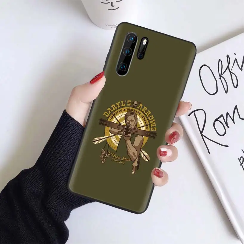 Черный чехол для huawei mate 30 20 10 P30 P20 P10 Pro Lite P Smart Z мягкая крышка для телефона
