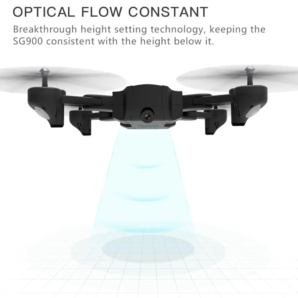 SG900 складной Профессиональный Дрон с двойной камерой 720P 4K селфи WiFi FPV широкоугольный оптический поток RC Квадрокоптер вертолет игрушки