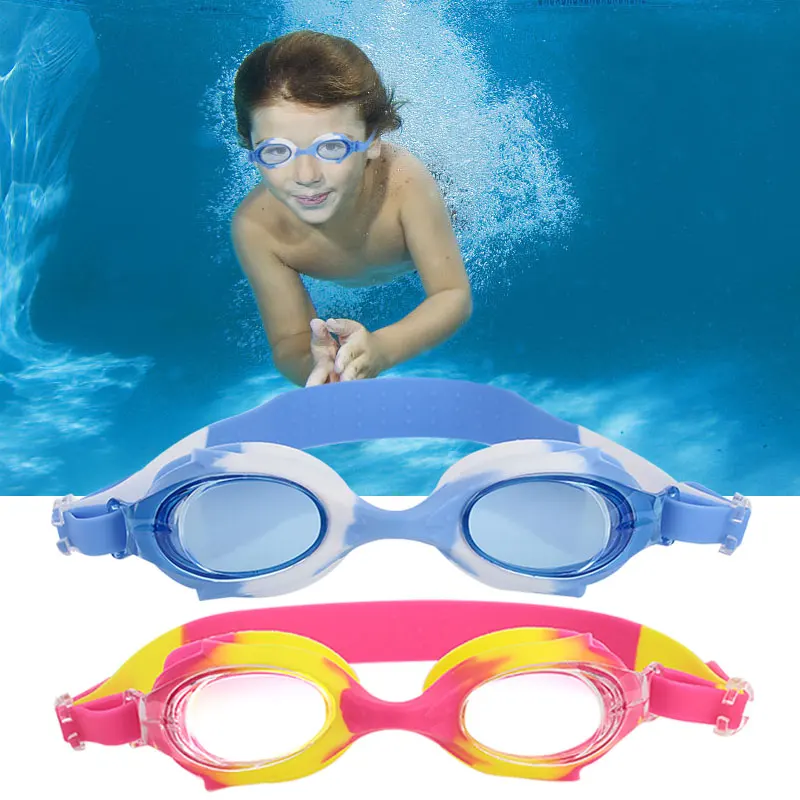 Swimming Mirror Swimming Goggles Child Breaststroke Pc 2color Diving Swim Children'S Swimming Glasses Anti UV Beach