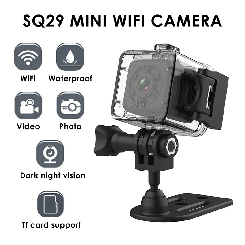Новая мини камера SQ29 с Wi Fi корпус Espion Магнитная водонепроницаемый чехол