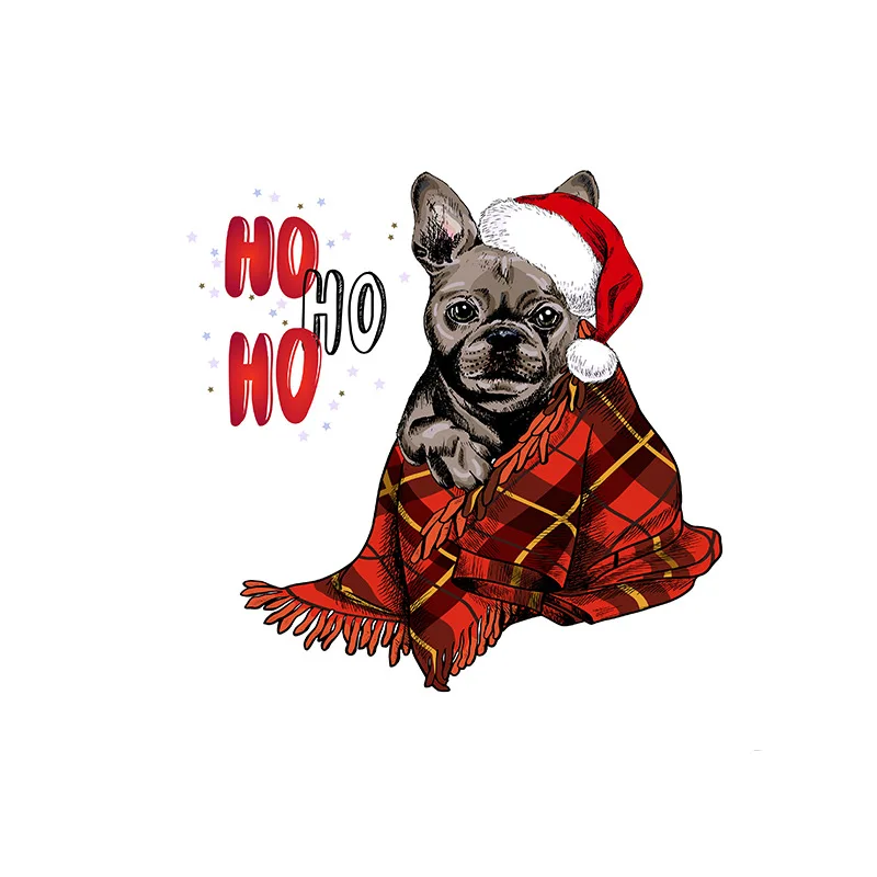 Pet Bulldog Cat 14 Сигле с двусторонней печатью полиэстер, модный Рождественский костюм Наволочка на подушку размером 45*45 см для домашних животных бульдог кошка диванные подушки Чехол декоративные настольные лампы для дивана - Цвет: Pet Bulldog Cat 14