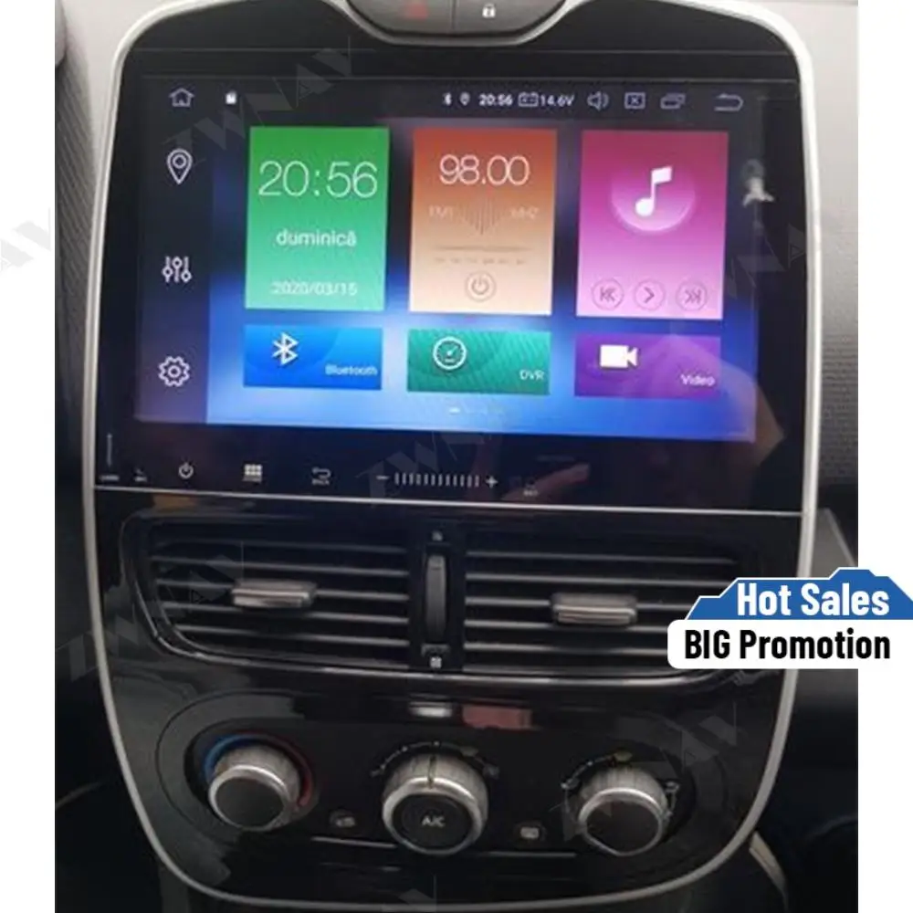 PX6 Android 10 автомобильный стерео приемник плеер GPS Glonass навигация для Renault Clio 2013 2014 2015