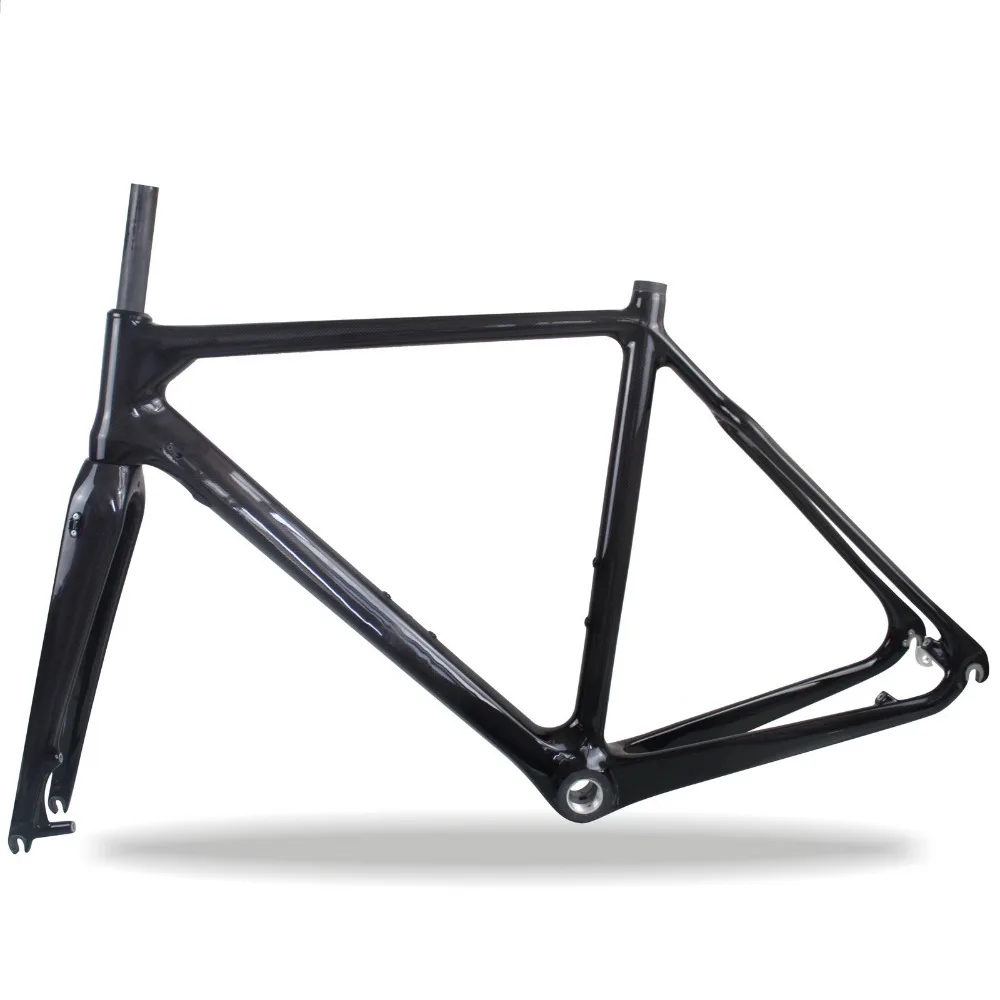 Carbonfan Toray t700 углеродный циклокросс di2& механический диск циклокросс карбоновая рама велосипеда 50 см коническая труба полностью Углеродные велосипеды