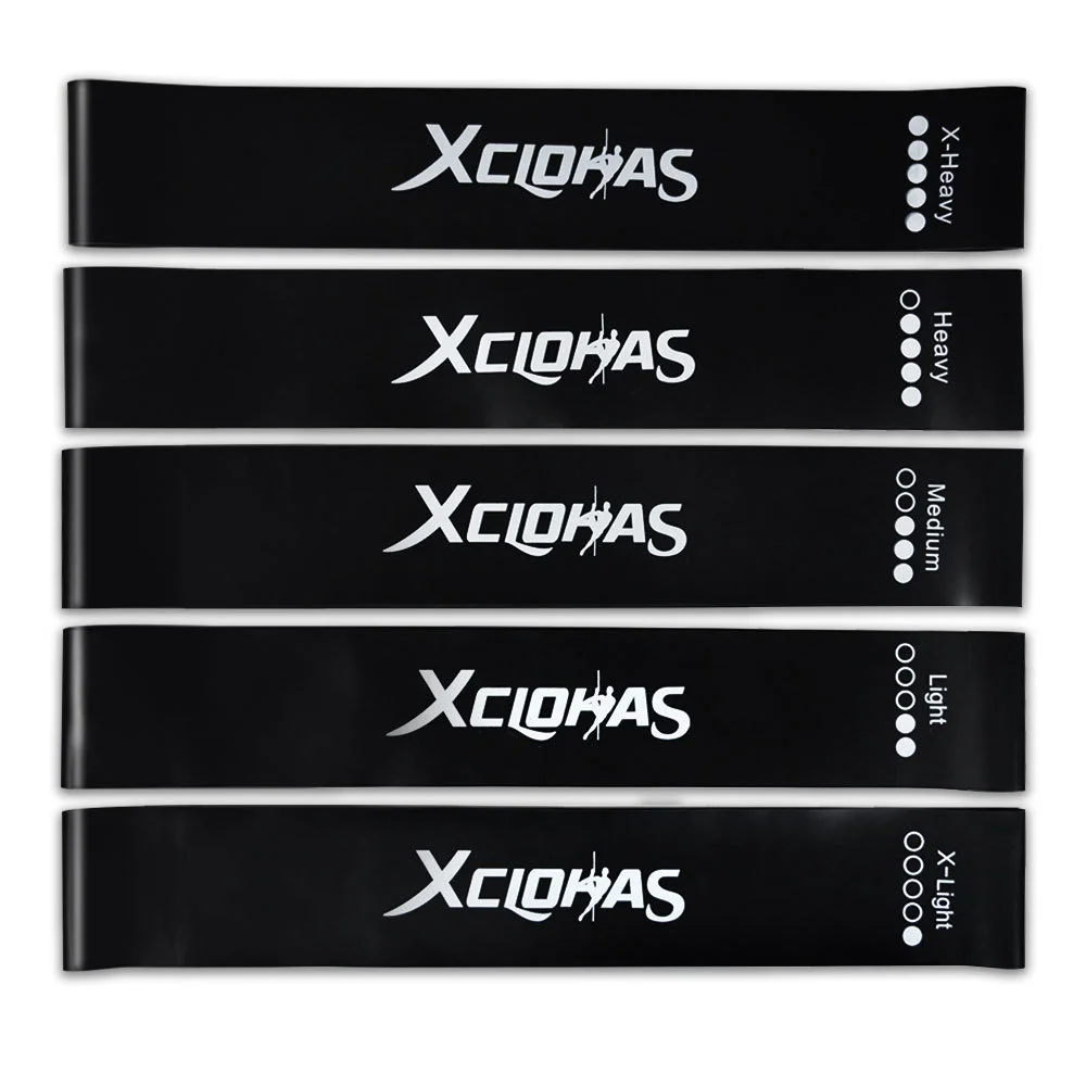 XC LOHAS Fitness Equipment Unisex Resistance Bands Set 5 Level 10-50LBS Gym Training Yoga Pilates Rubber Loops Workout Expander (1).jpg_.webp