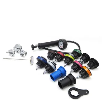 

Hot 18pcs/set Leak Detector Pressure Compression Tester Tool Easy To Use Car Repair Cooling System Kit DIY Water Tank Accurate A