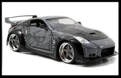 1:24 Nissan 350Z модель автомобиля из сплава, японский спортивный автомобиль, 4 двери Коллекция игрушек, Детская Коллекция подарков, бесплатная