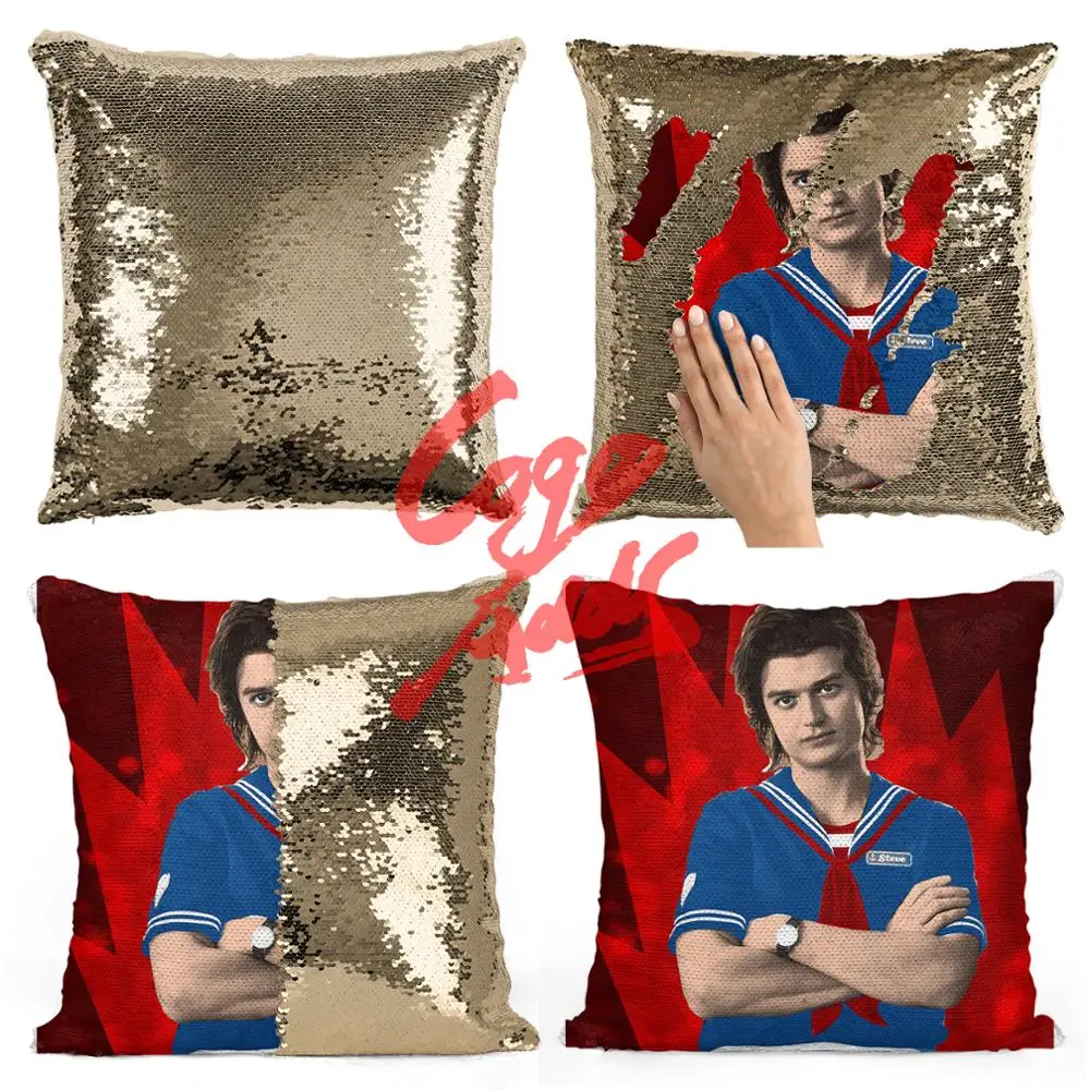 Наволочка на подушку с блестками подарок для нее Него новоселье|Наволочка| |