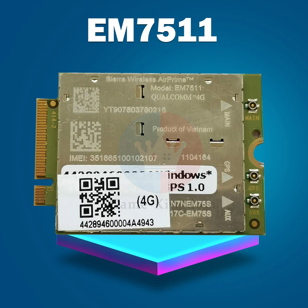 EM7511 M.2 LTE 4G карта модуль FDD TDD Cat12 для ноутбука | Компьютеры и офис