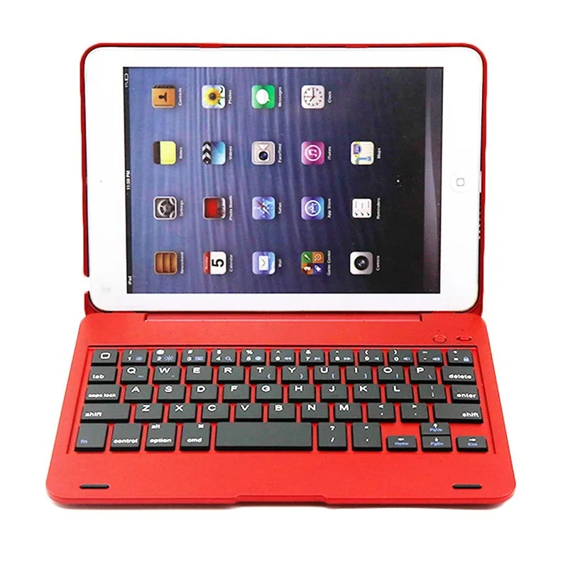 Беспроводной Bluetooth клавиатура чехол для IPad Mini 1 2 3 ABS пластик планшет Funda Оболочка Чехол для Ipad Mini 1 2 3 Клавиатура Чехол