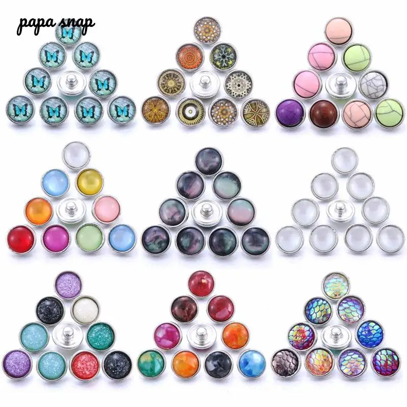 Стеклянные Сережки для браслета 12 мм 10 шт./лот | Украшения и аксессуары