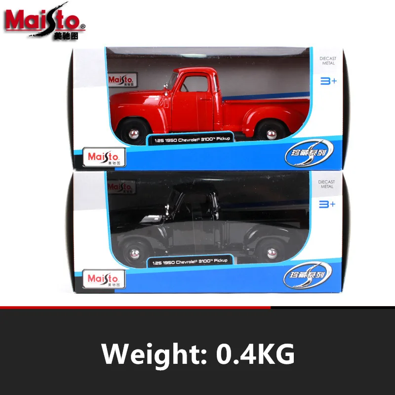 Винтажный пикап Maisto 1:24 Ford модель автомобиля из сплава литья под давлением