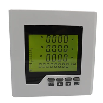 

DTM-D120Y LCD Power Meter 3-Phase Multi-Function Digital Display Electric Energy Meter AC220V