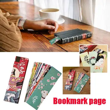 

bookmark page Office supplies Beautiful Elegant Note Japanese Style Stationery 30pcs Mark Office Product for student