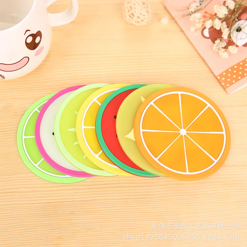 

Fruit Coaster Placemat for Dining Table Mat Silicone Placemat Bowl Drink Coasters Cup Drinks Holder Mat Tableware C1371 A