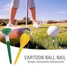 Golf Tee Cartoon Plastic Ball Tee Pineapple Snake Tee Golf 6pcs Golf Outdoor Practice Ball Accessories Tee Gift Box M8b5