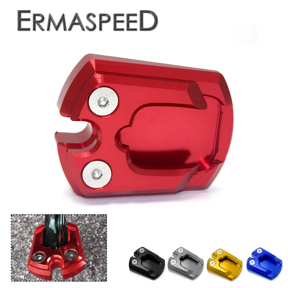 Красная боковая подставка для мотоцикла красная алюминиевая велосипедная с ЧПУ