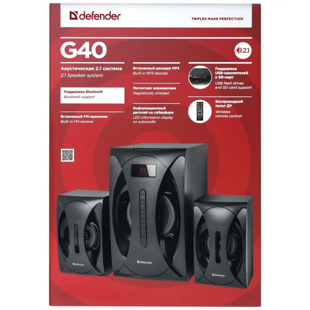 G40 40Вт, Bluetooth, FM/MP3/SD/USB