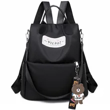 Рюкзак женский модный машинный шов повседневный рюкзак простой AliExpress Популярная женская сумка