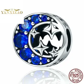 

Star moon myth Diy accessories 925 silver original letter beads for jewelry making Fit pandora charms bracelet